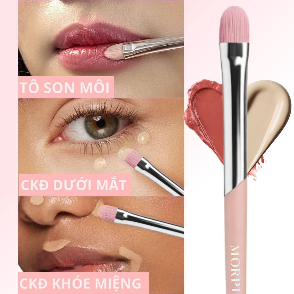Cọ Tán Son Môi / Che Khuyết Điểm MORPHE Lip Brush With Lid M183